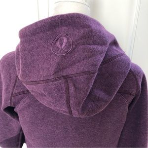 LULULEMON Scuba Hoodie, Purple Heather, Size 4